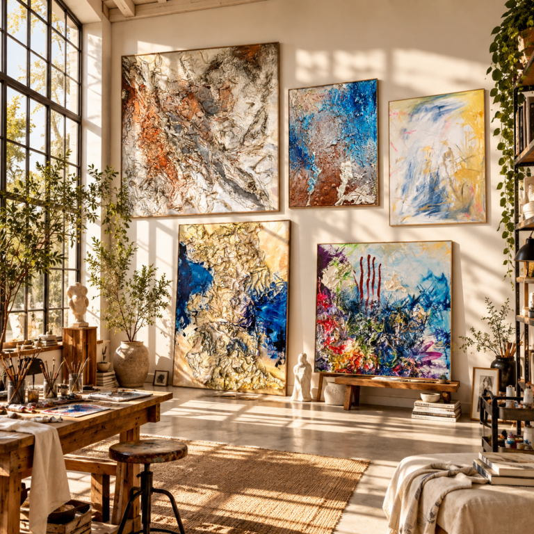 Neues Atelier, mehr Licht
